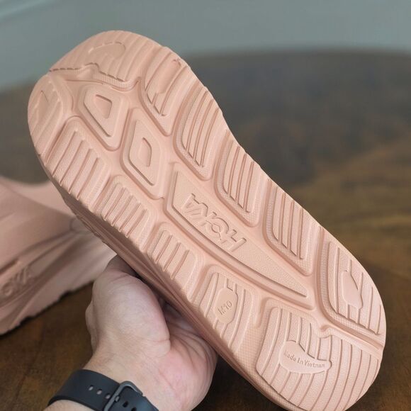 Hoka Ora Recovery Slide 3 Sandals Men's 10 Sandstone Beige Tan Clifton Bondi New - Picture 11 of 14